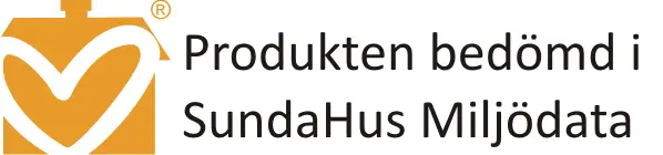 Produkten bedomd i sundahus miljødata